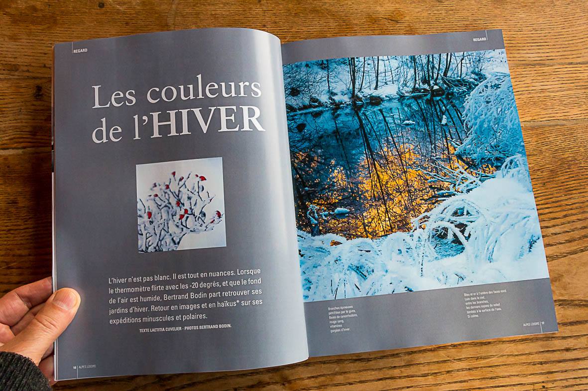 Magazine Alpes Loisirs Les couleurs de l'hiver