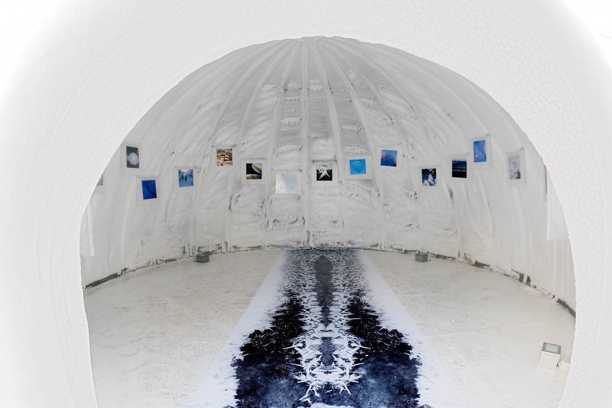 exposition bertrand bodin igloo monaco intérieur