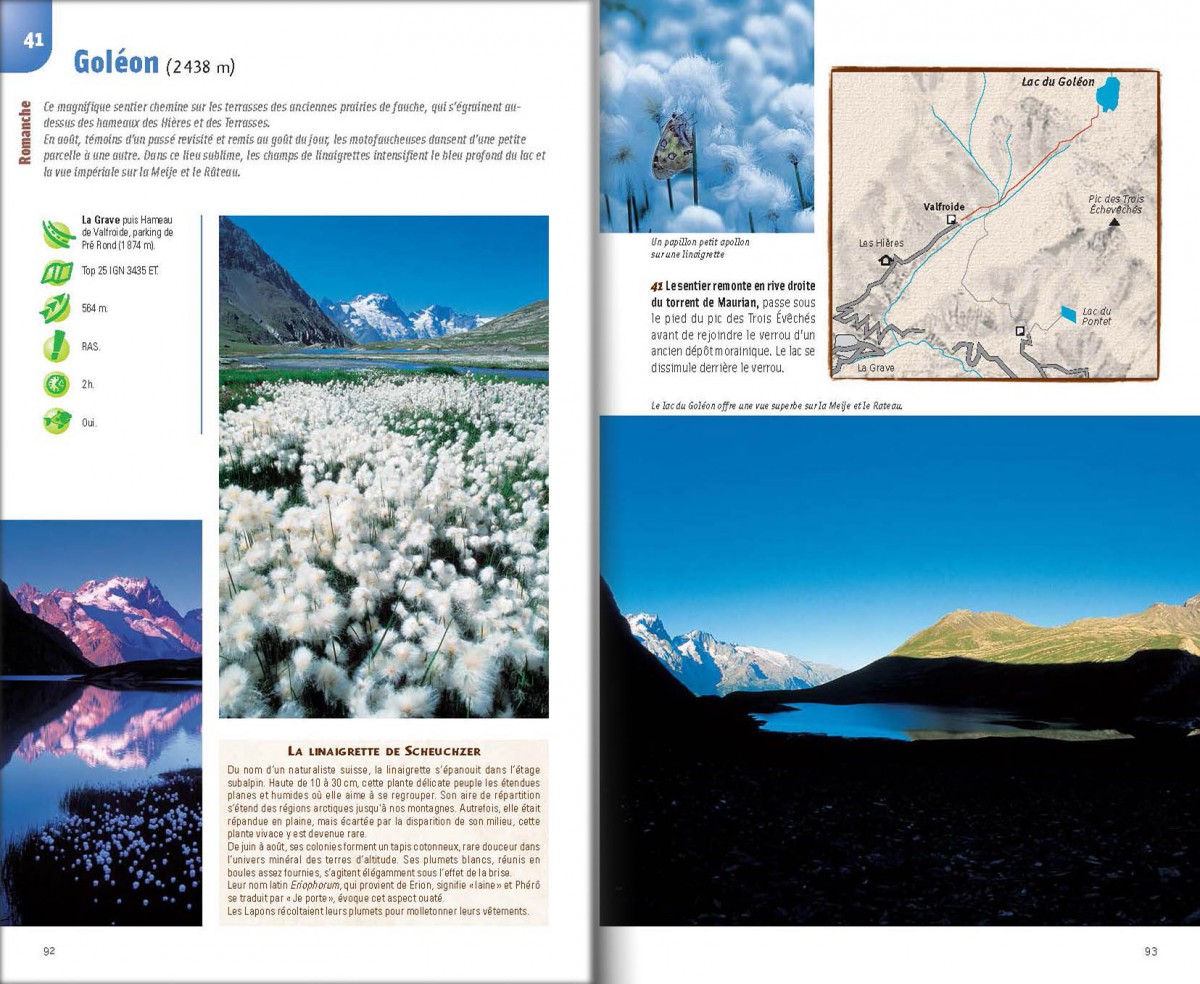 Page 92-93  Lacs des Ecrins : 67 Promenades et randonnées vers les lacs de montagne
