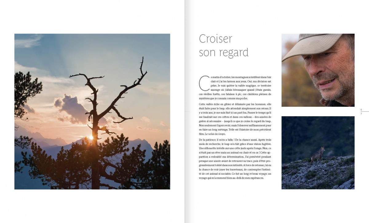 Livre Marche avec les loups pages 6-7