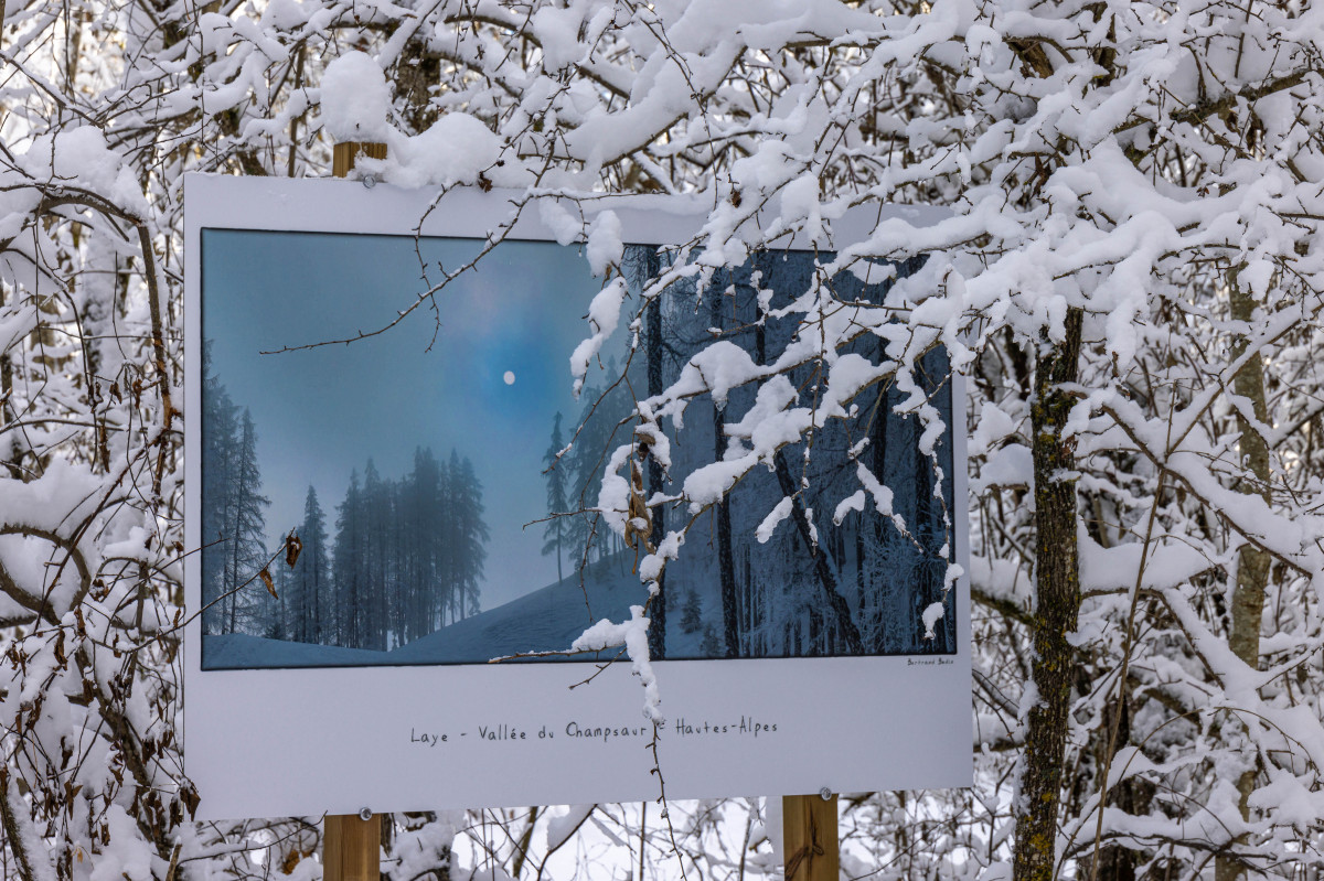 Lumières alpines, exposition photographique de Bertrand Bodin, Laye