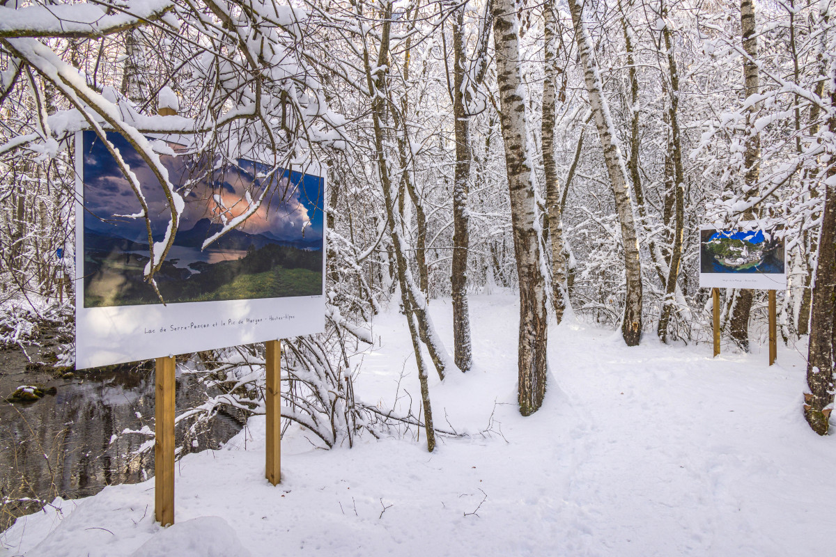 Lumières alpines, exposition photographique de Bertrand Bodin, Lac de Serre-Ponçon