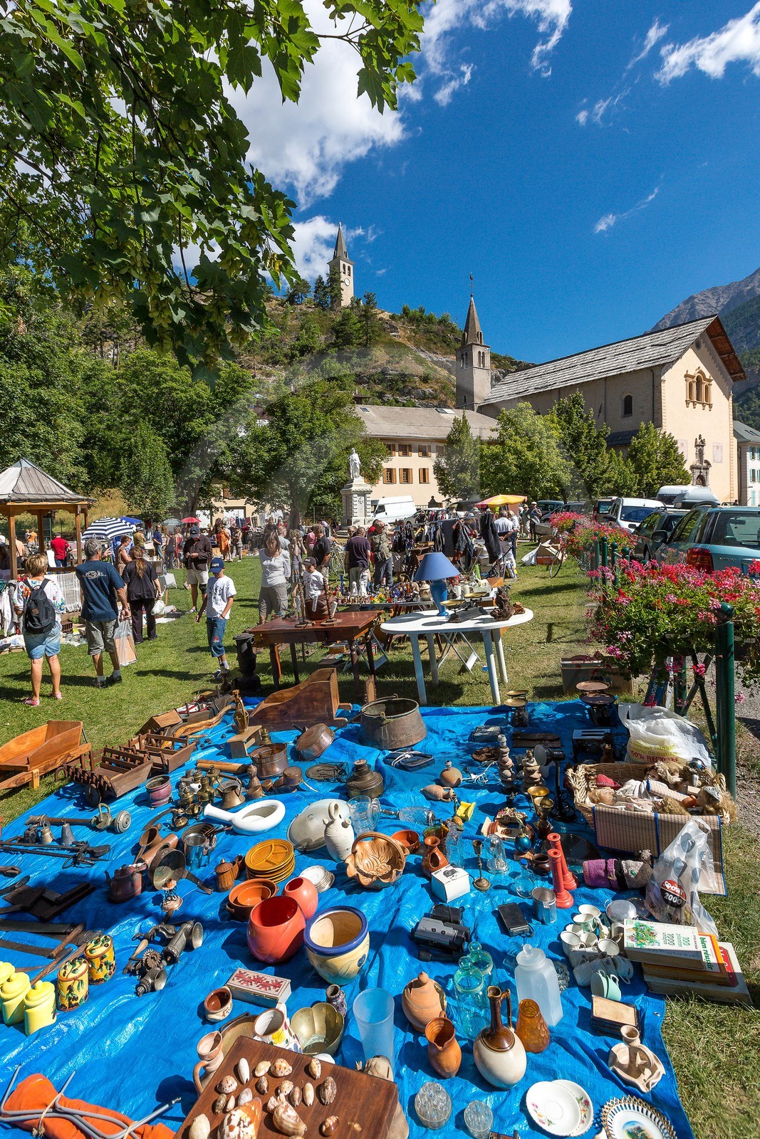 Jausiers, foire brocante vide-grenier