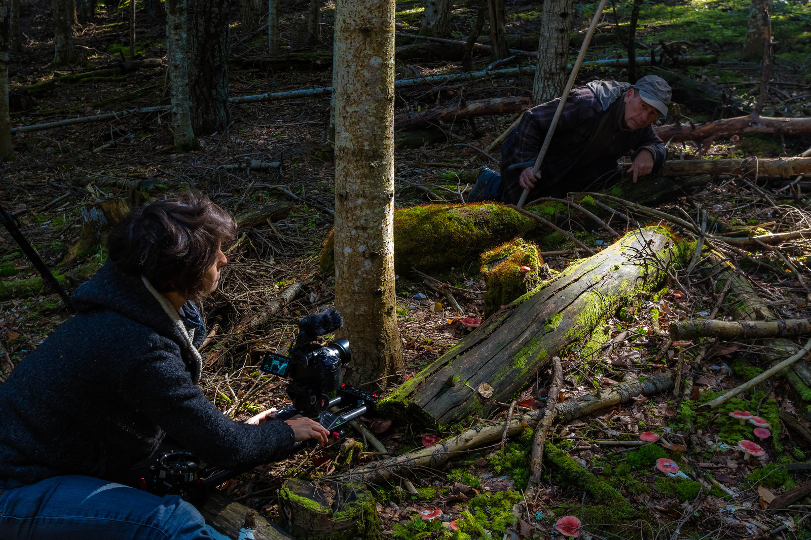 Making of du film La vallée des loups
