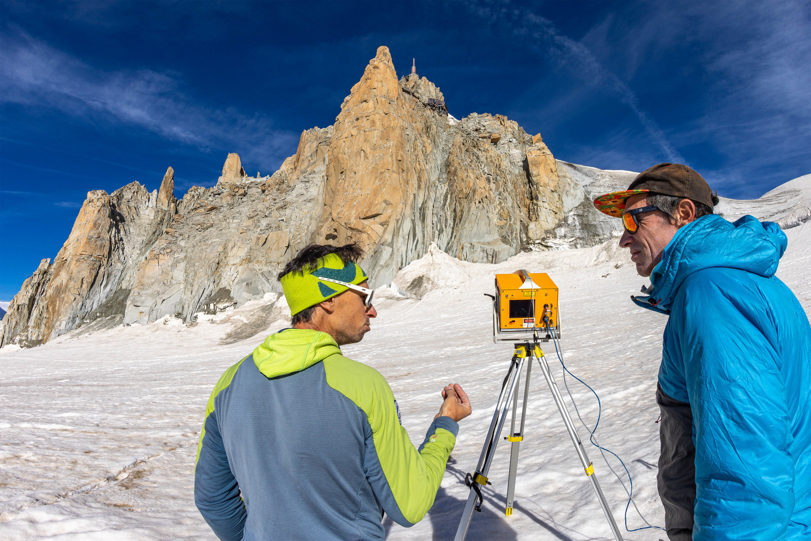 Géomorphologie à l'Aiguille du Midi