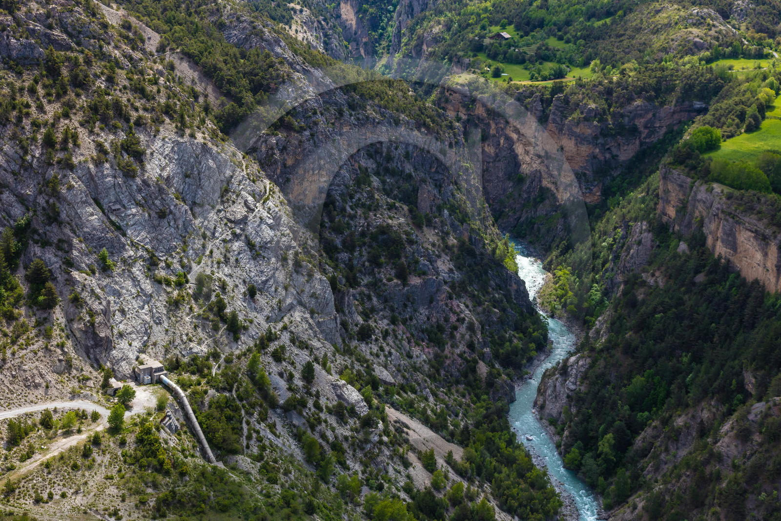 Aménagement de production hydraulique EDF d'Eygliers