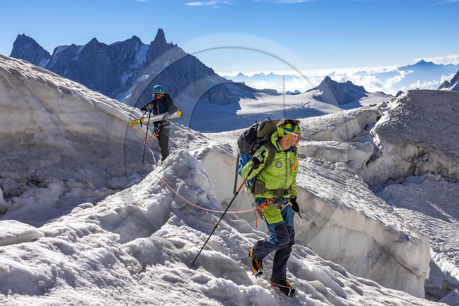 Géomorphologie à l'Aiguille du Midi