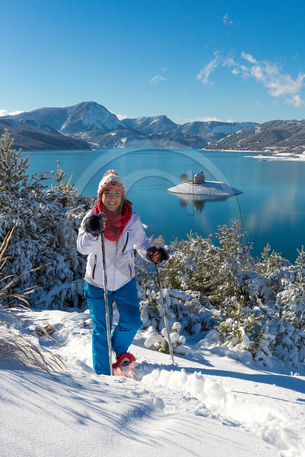 Baie et chapelle Saint-Michel, randonnée raquettes