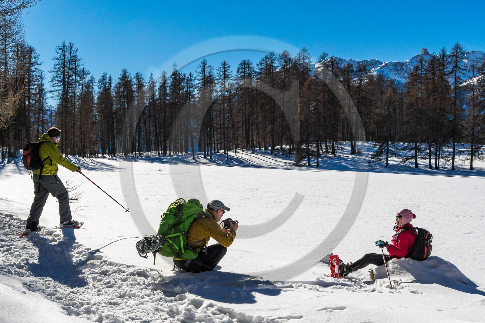 Randonnée en raquettes à neige