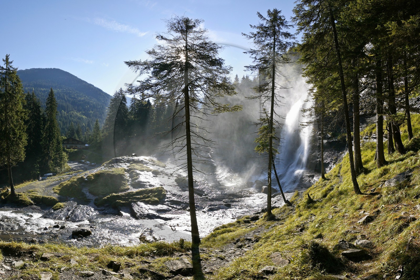 Réserve naturelle de Sixt-Passy, Cascade du Rouget