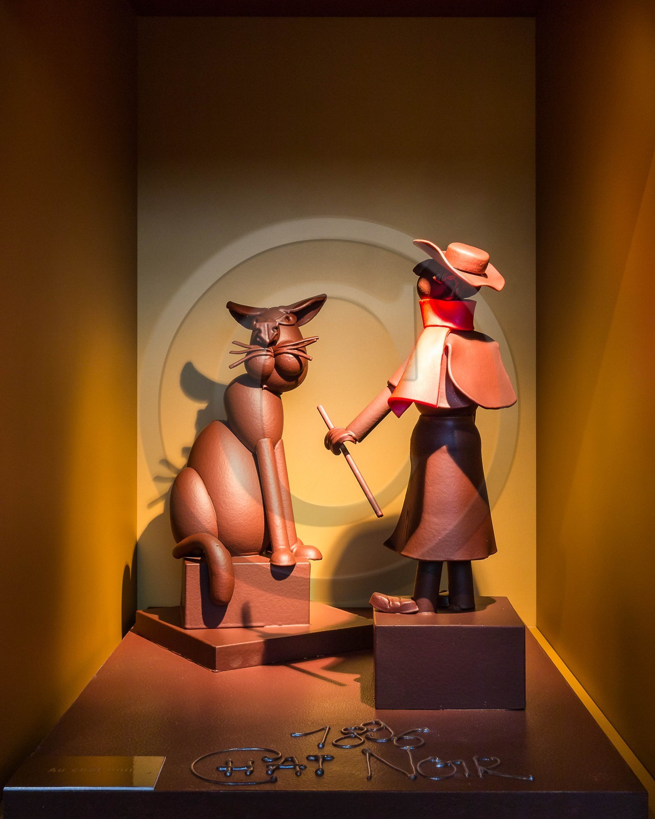 Exposition Influences, Petite histoire de l'art en chocolat par Luc Eyriey