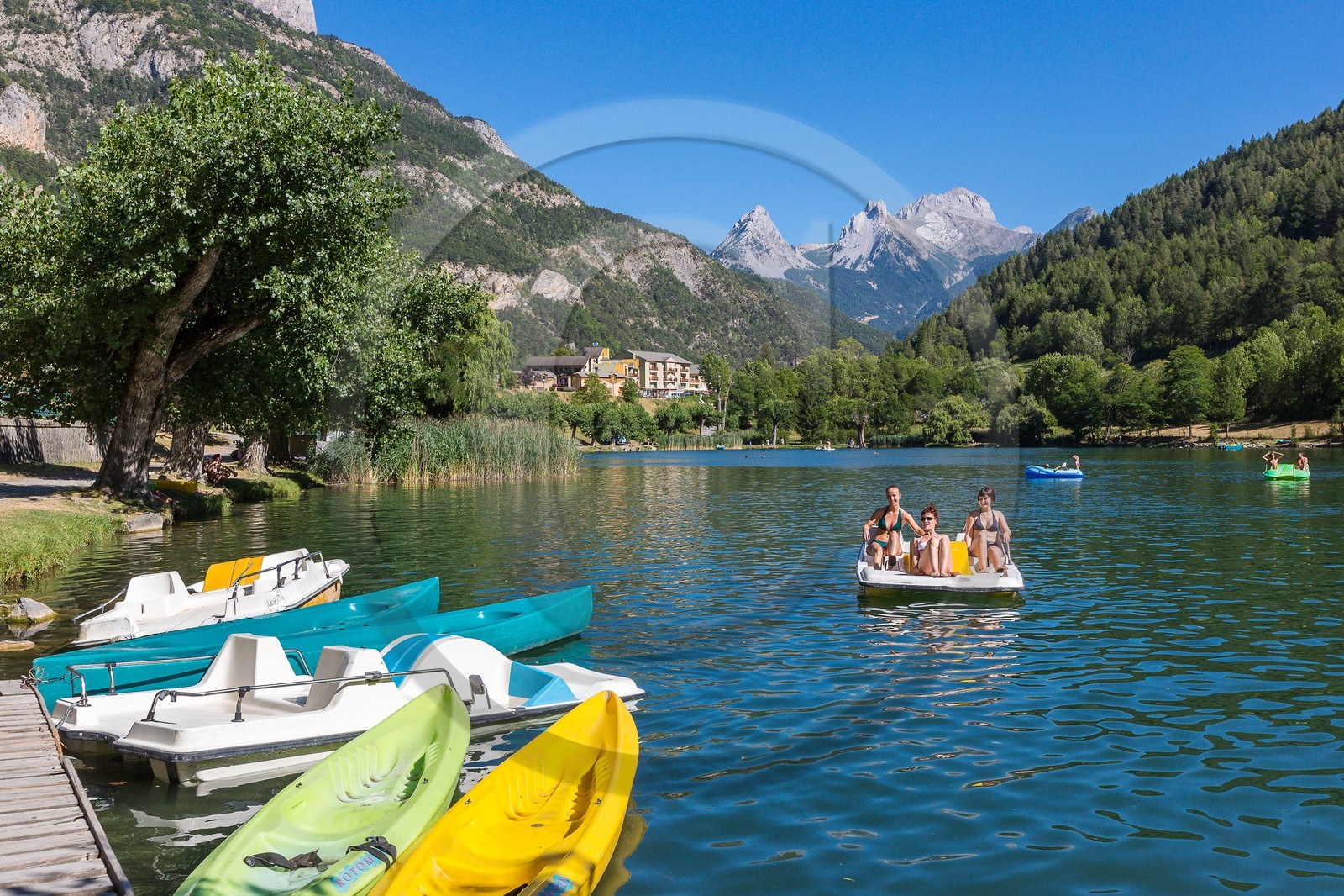 Lauzet-sur-Ubaye,, Lac du Lauzet
