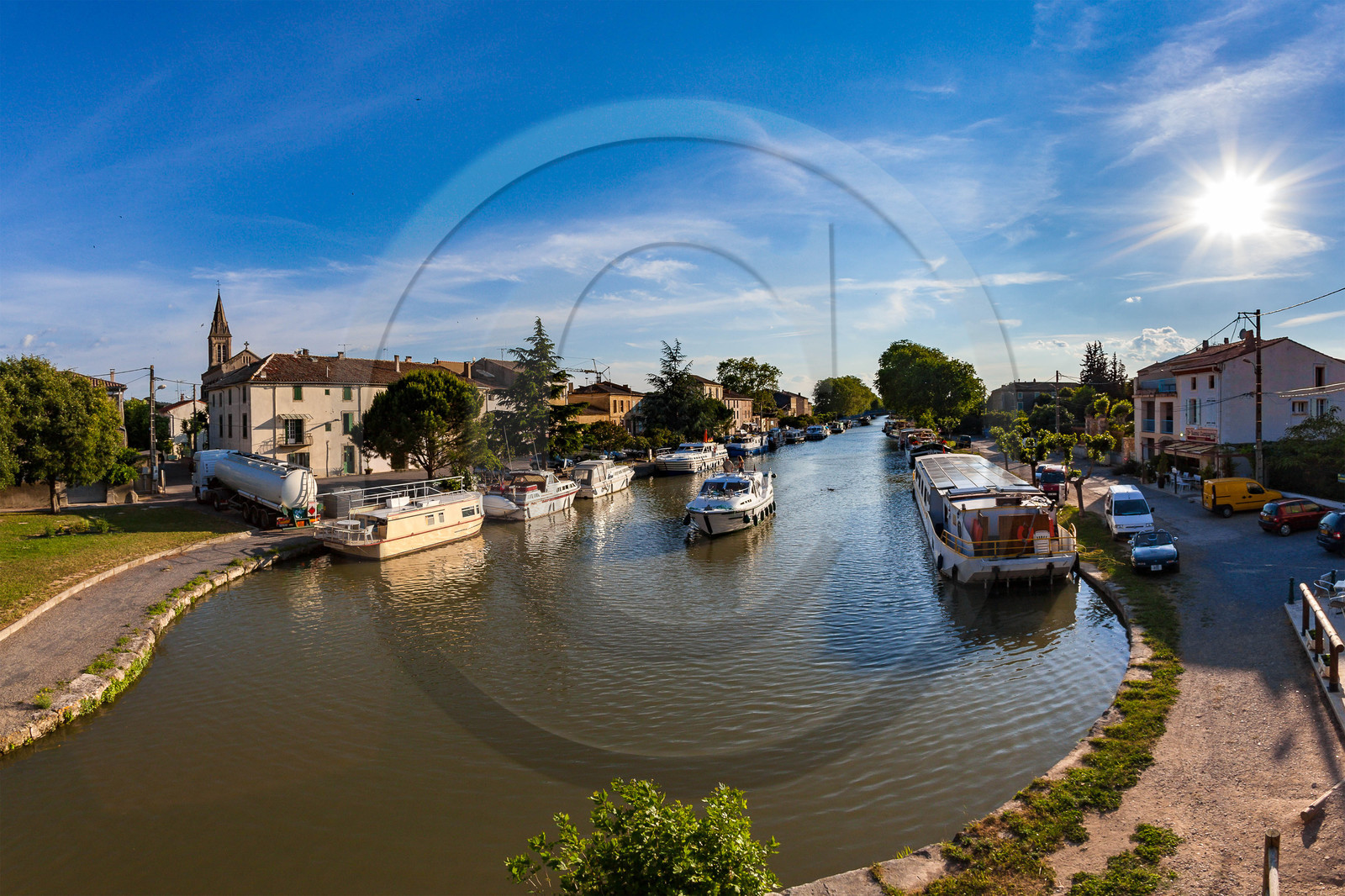Canal du Midi, inscrit au Patrimoine mondial de l'UNESCO