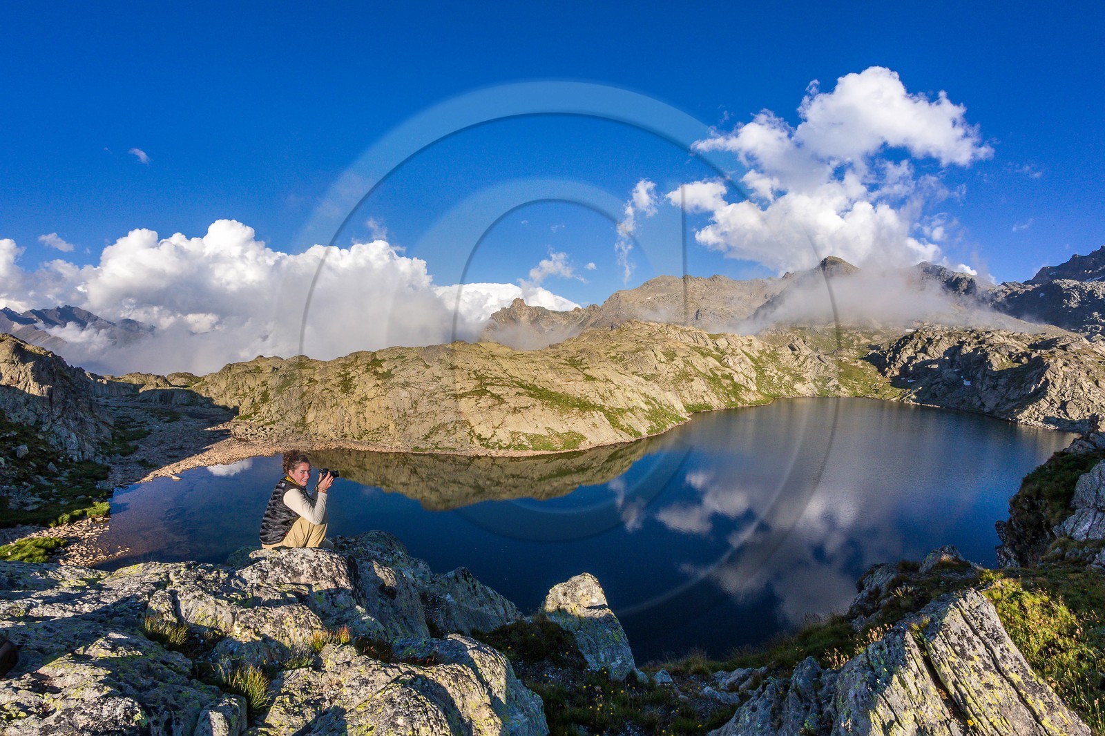 col du Longet,  Lac Bes supérieurr et Tête des Toillies