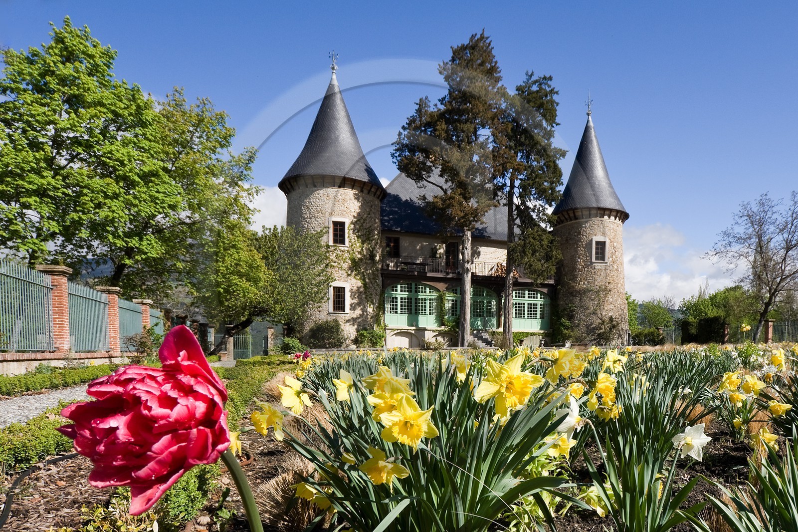 Château de Picomtal,  les jardins du château