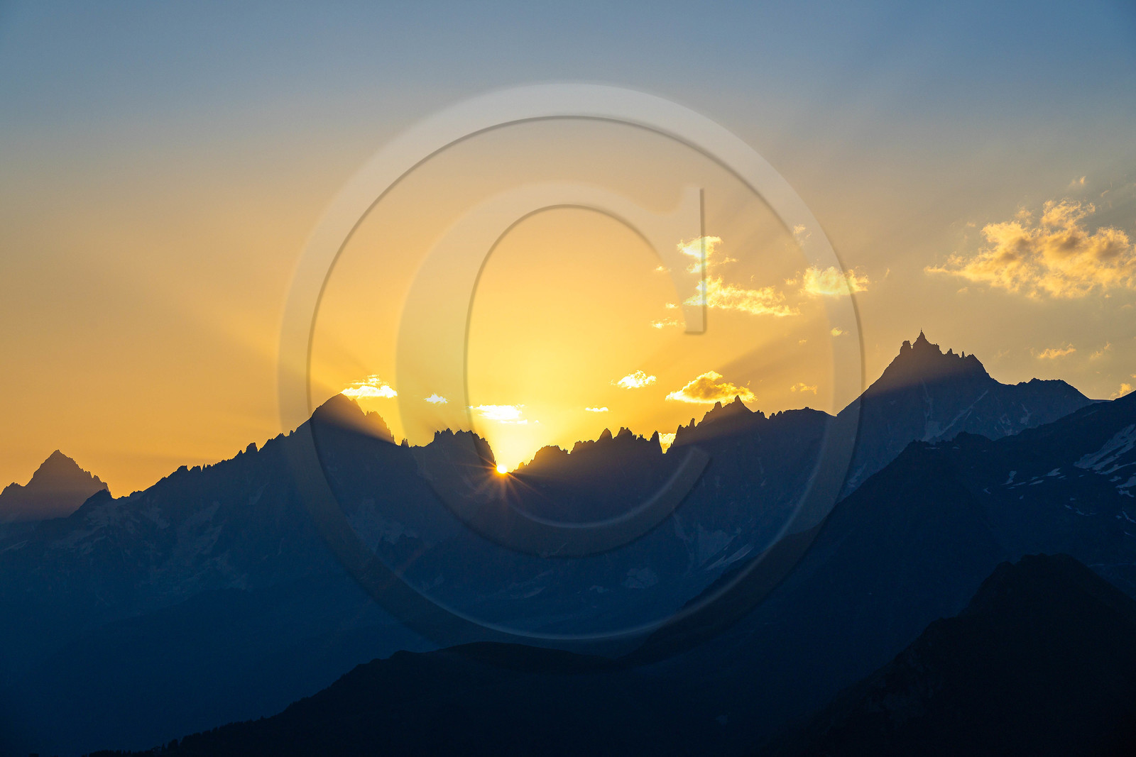Massif du Mont-Blanc, les aiguilles de Chamonix