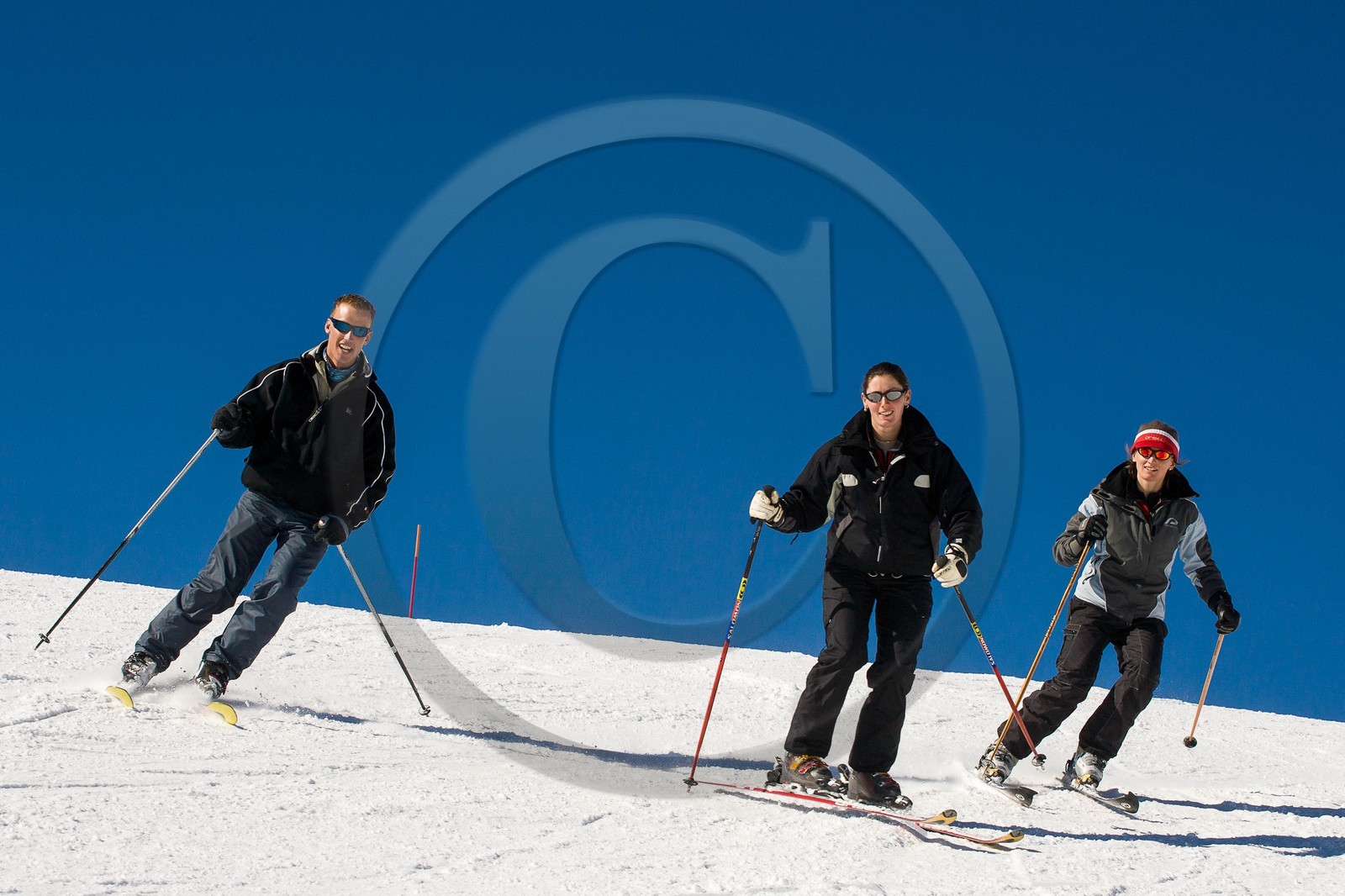 Ski piste famille