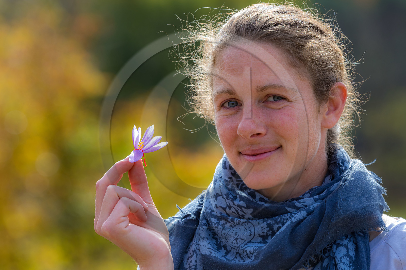 Melissa Bertrand-Pellisson,  safranière