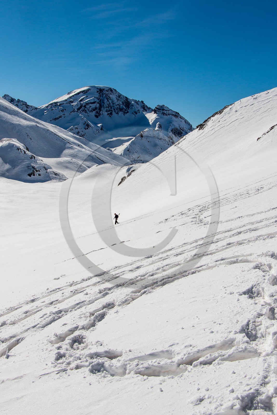Serre-Chevalier, Snow drawings, une œuvre de l'artiste Sonja Hinrichsen