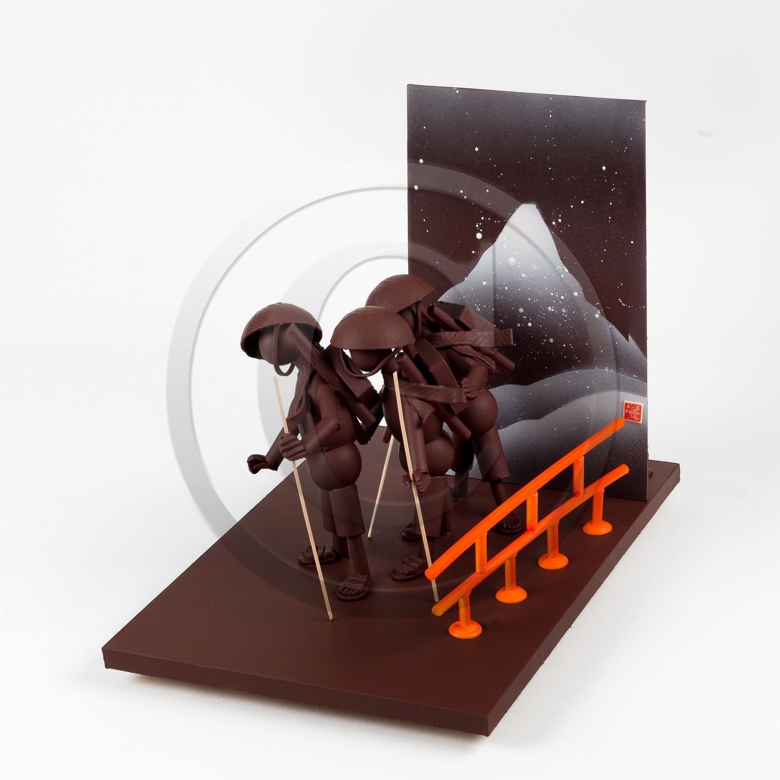 Exposition Influences, Petite histoire de l'art en chocolat par Luc Eyriey