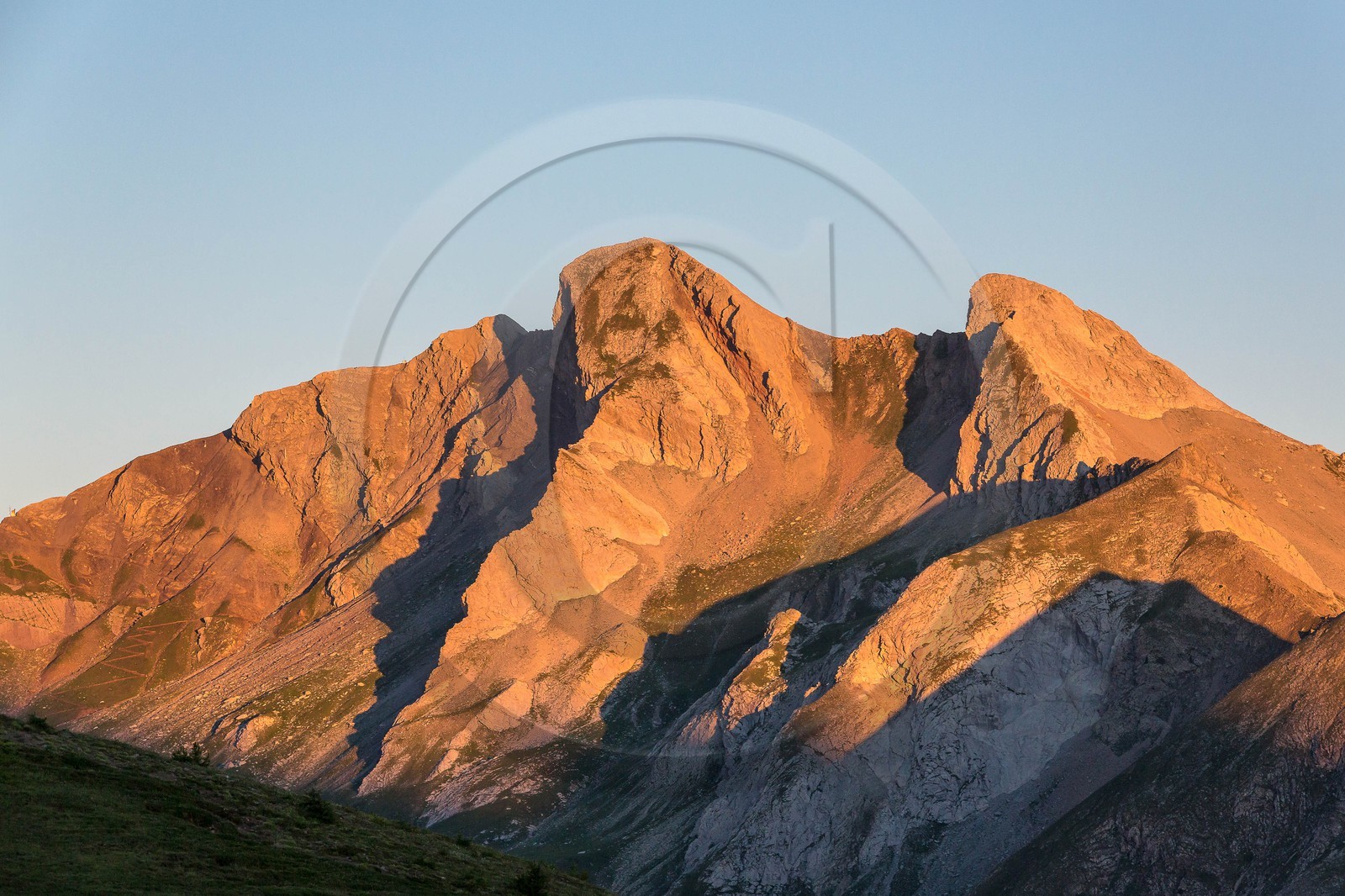 Vallée de l'Ubaye, col d'Allos,  Trois-Évêchés