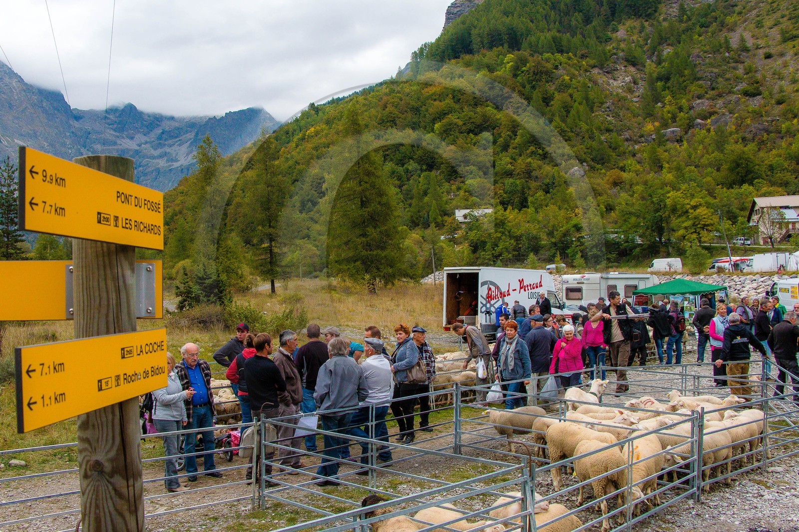 Vallée de Champoléon, Les Borels, foire au tardon