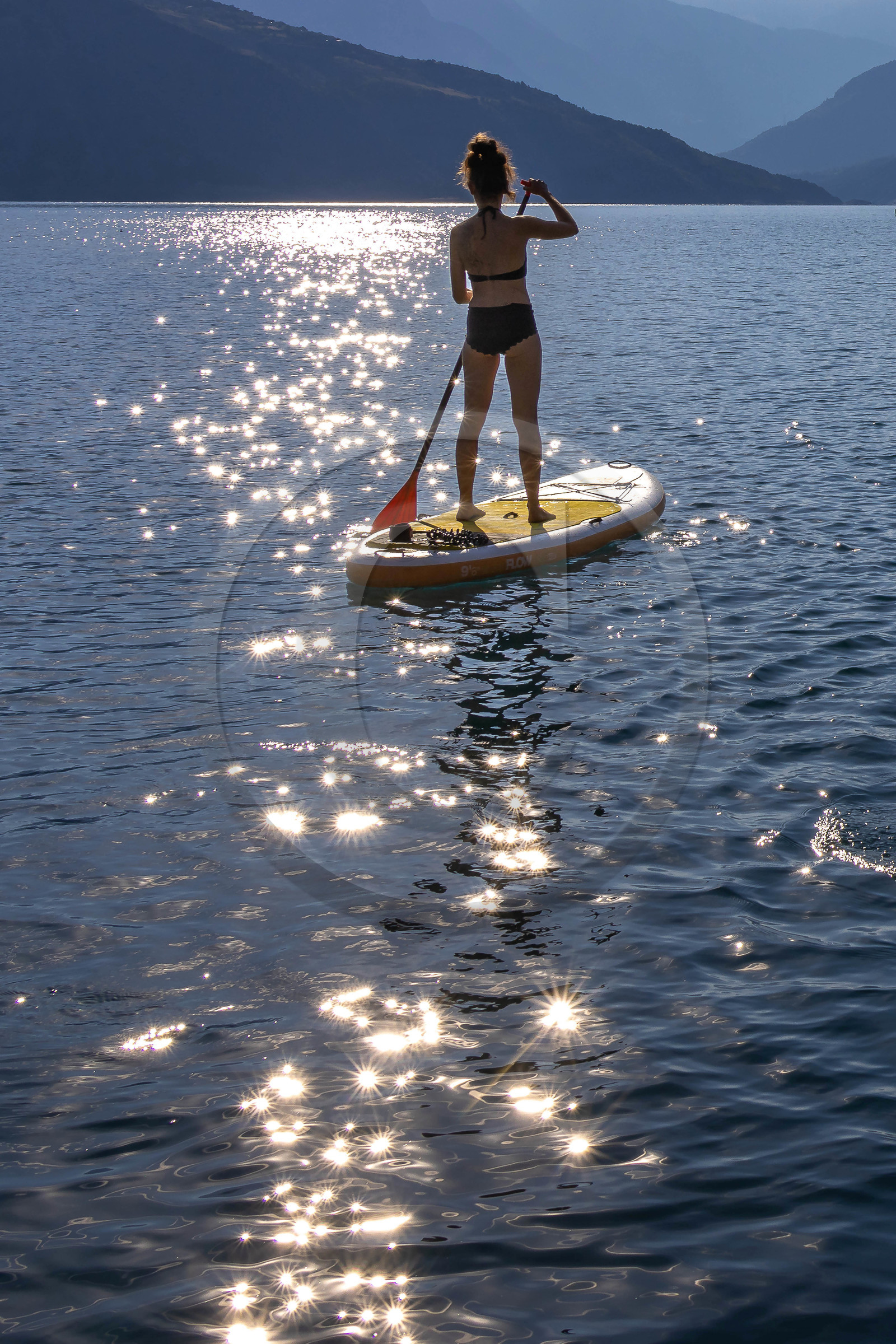 Yoga sur paddle, Serre-Ponçon Aloha