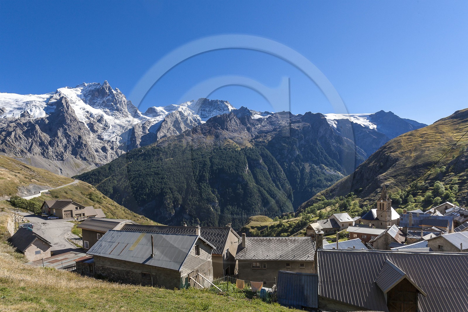 La Meije, La Grave, hameau le Chazelet