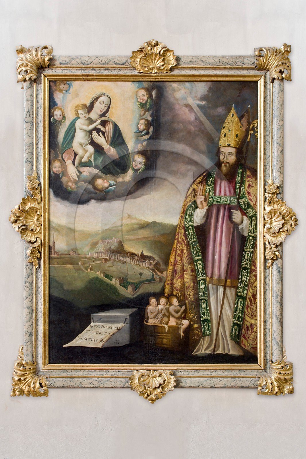 Briançon, cité Vauban,  Église paroissiale Notre-Dame-et-Saint-Nicolas (ancienne collégiale Notre-Dame)