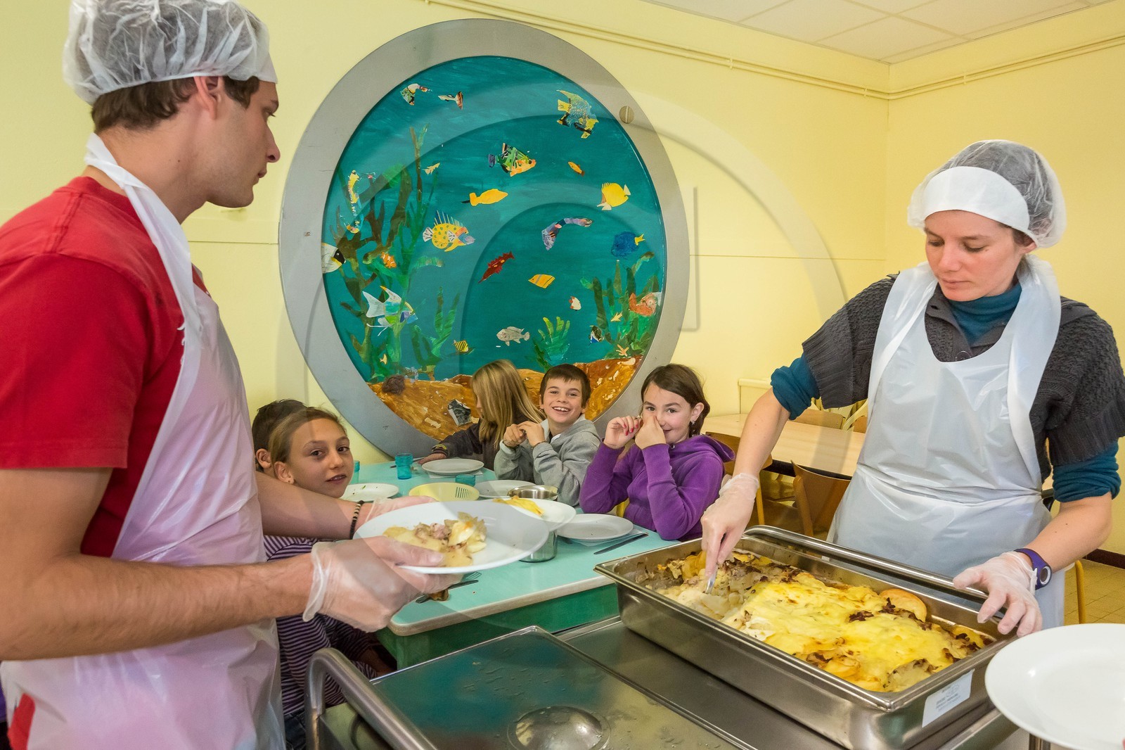 Briançon, restauration scolaire de Fortville