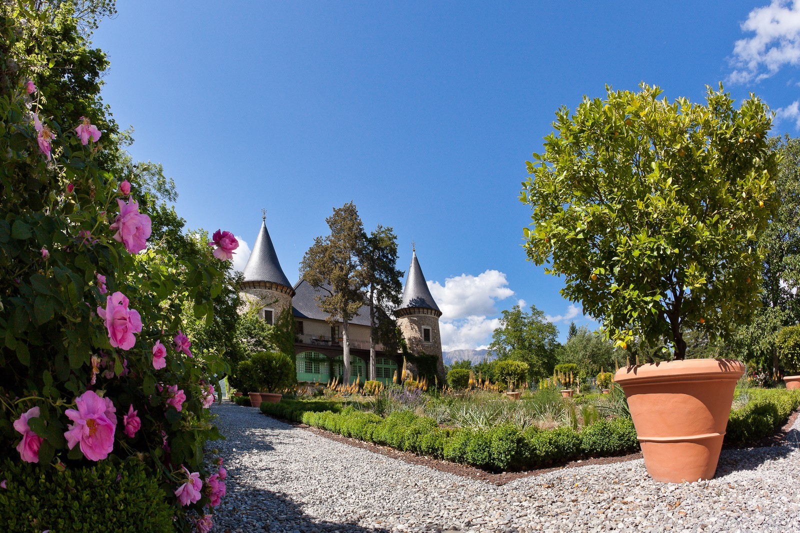 Château de Picomtal,  les jardins du château