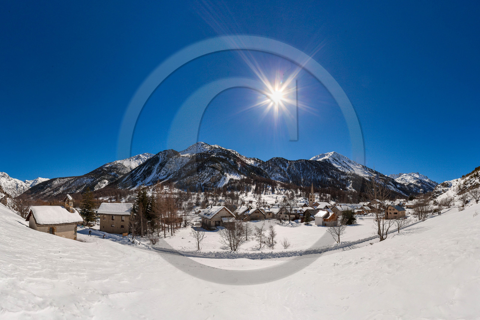 Vallée de la Clarée, village de Névache