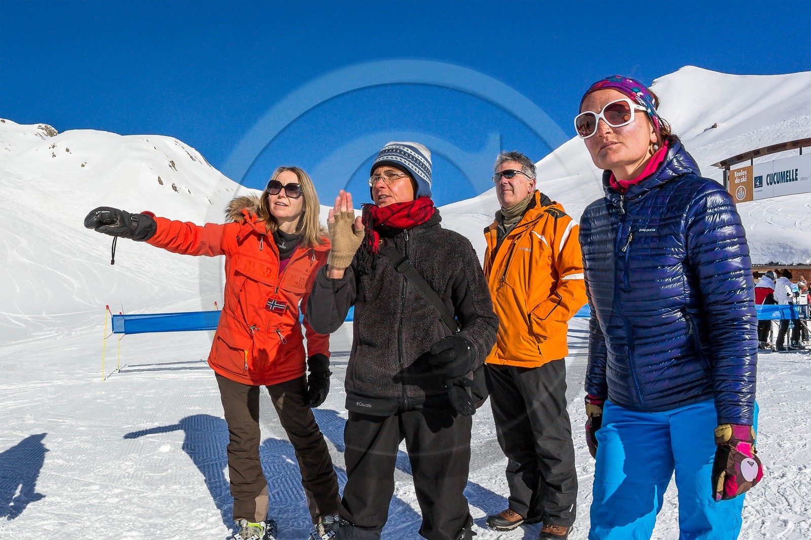 Serre-Chevalier, Snow drawings, une œuvre de l'artiste Sonja Hinrichsen