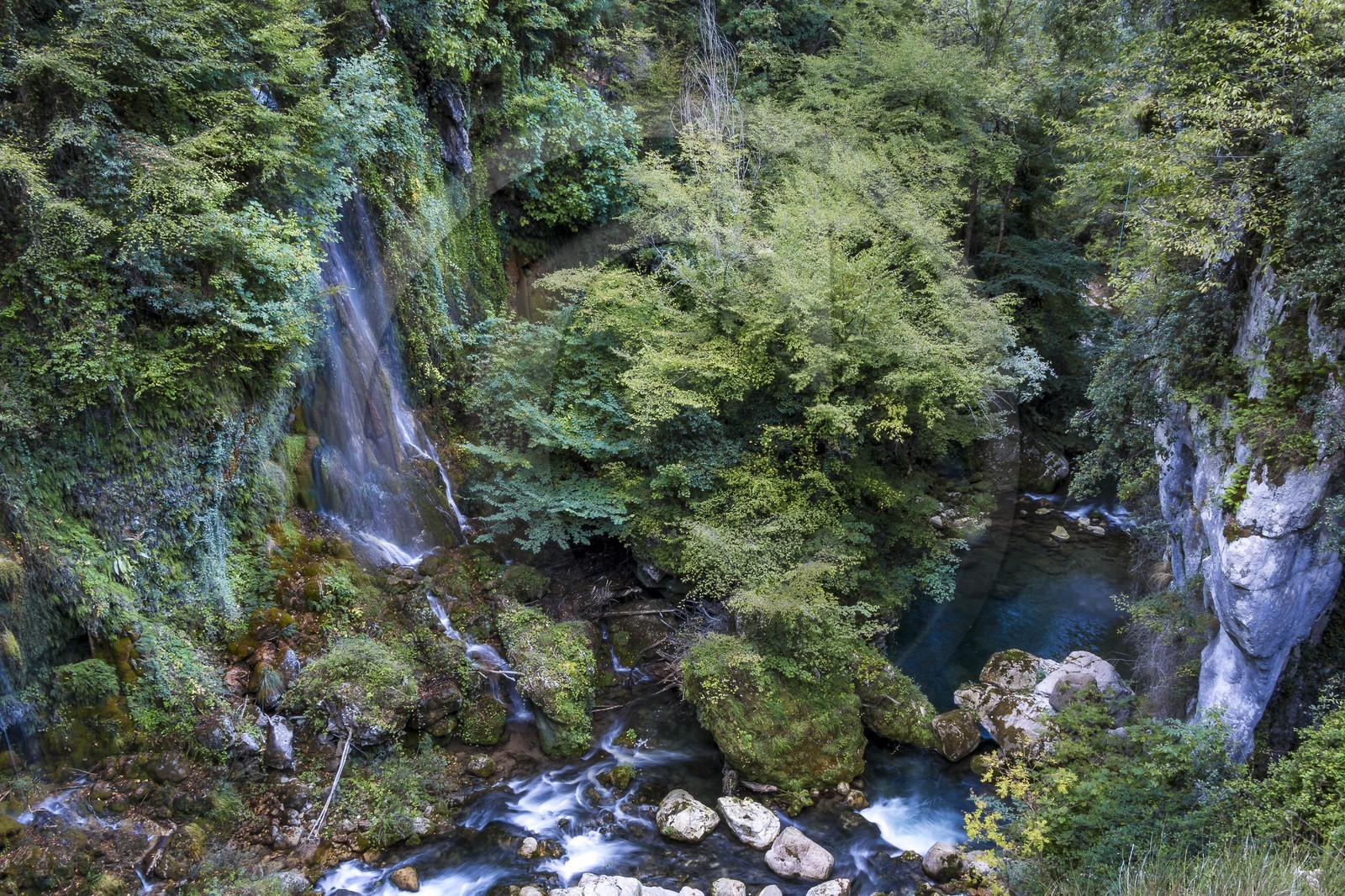 Gorges du Loup, saut du Loup