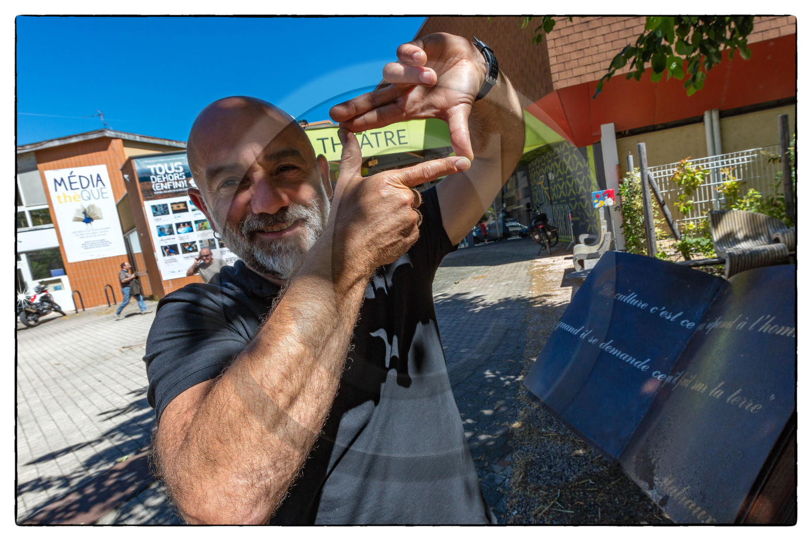 Philippe Ariagno , directeur du théâtre La passerelle