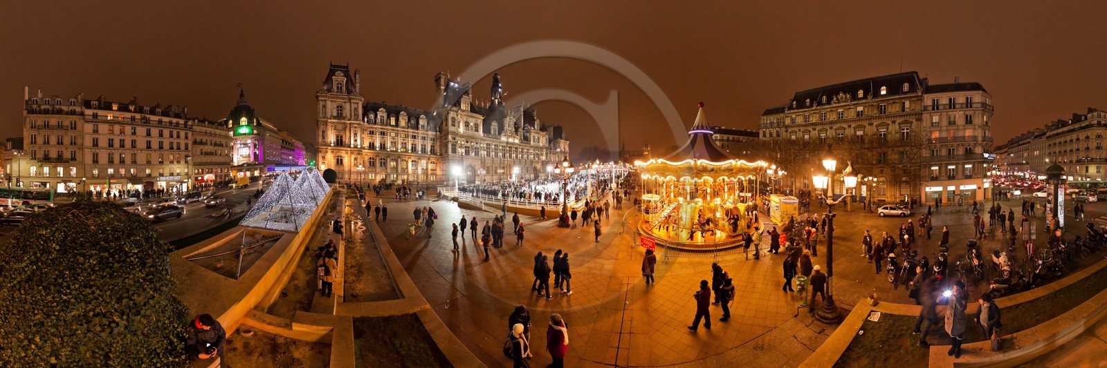 Paris sur glace, parvis de l'Hôtel-de-Ville, saison 2011-2012
