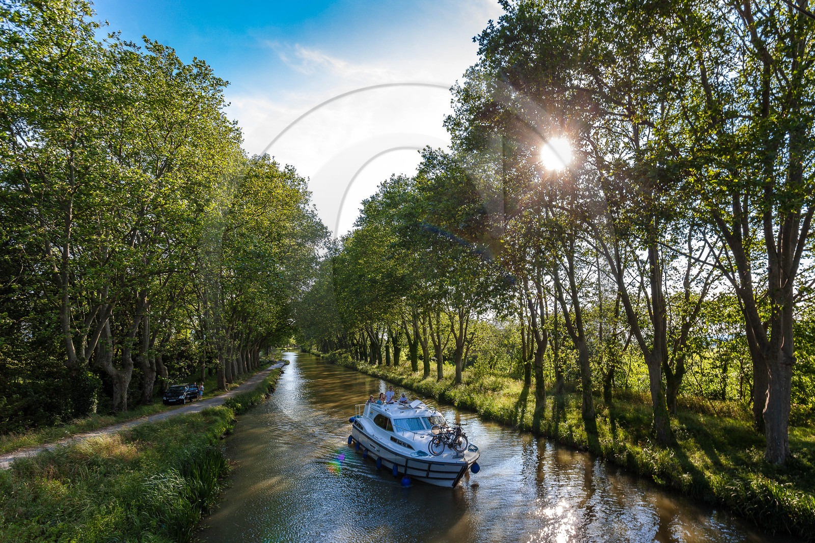Canal du Midi, inscrit au Patrimoine mondial de l'UNESCO