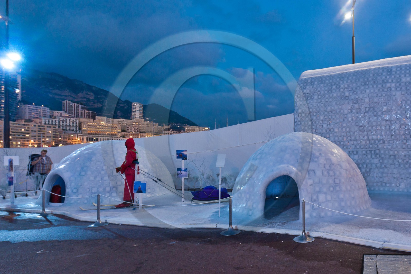 Monaco, exposition de Bertrand Bodin Délices de gel