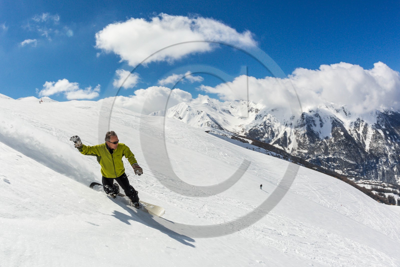 Les Orres, surf des neige