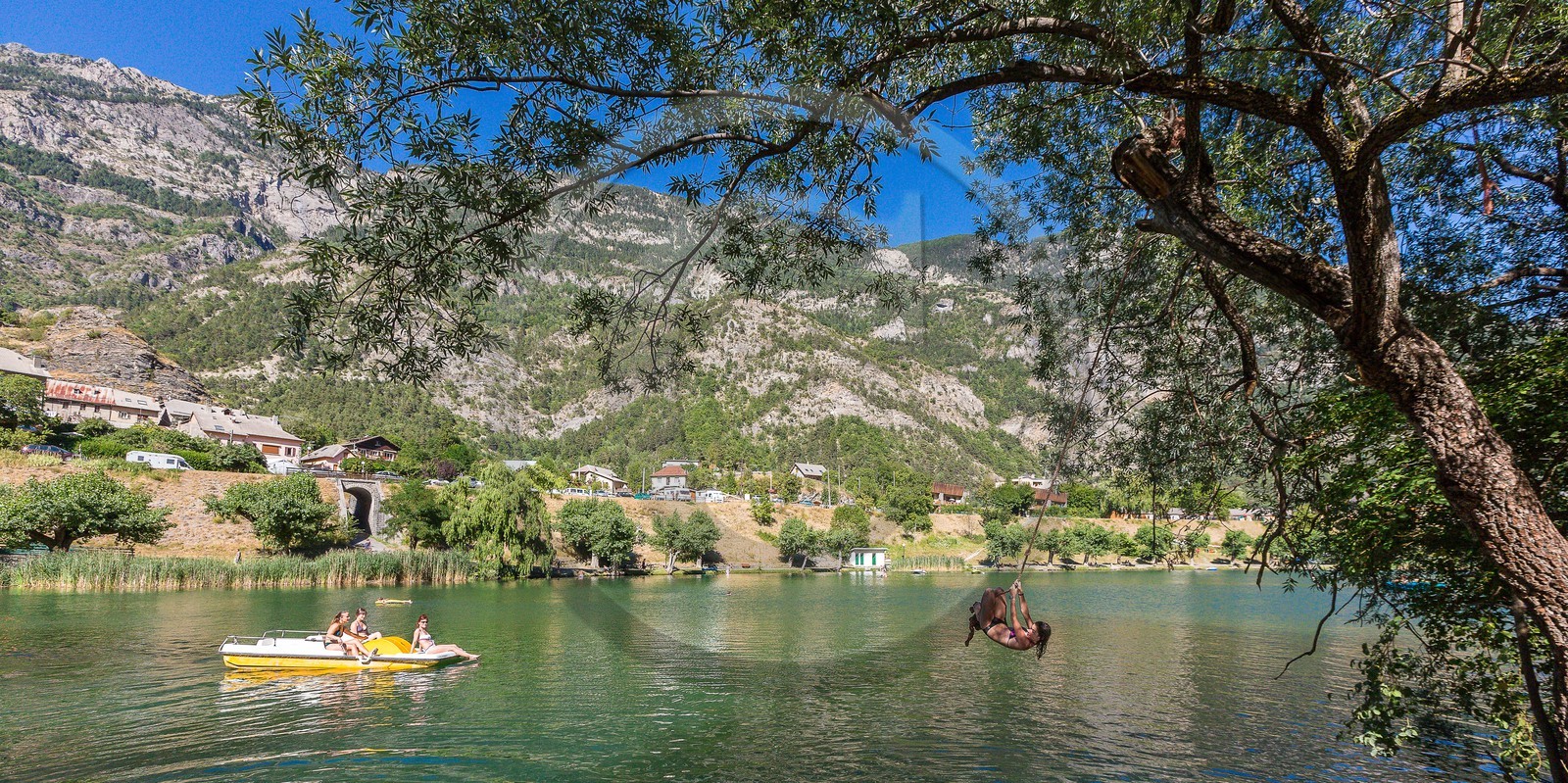 Lauzet-sur-Ubaye,, Lac du Lauzet