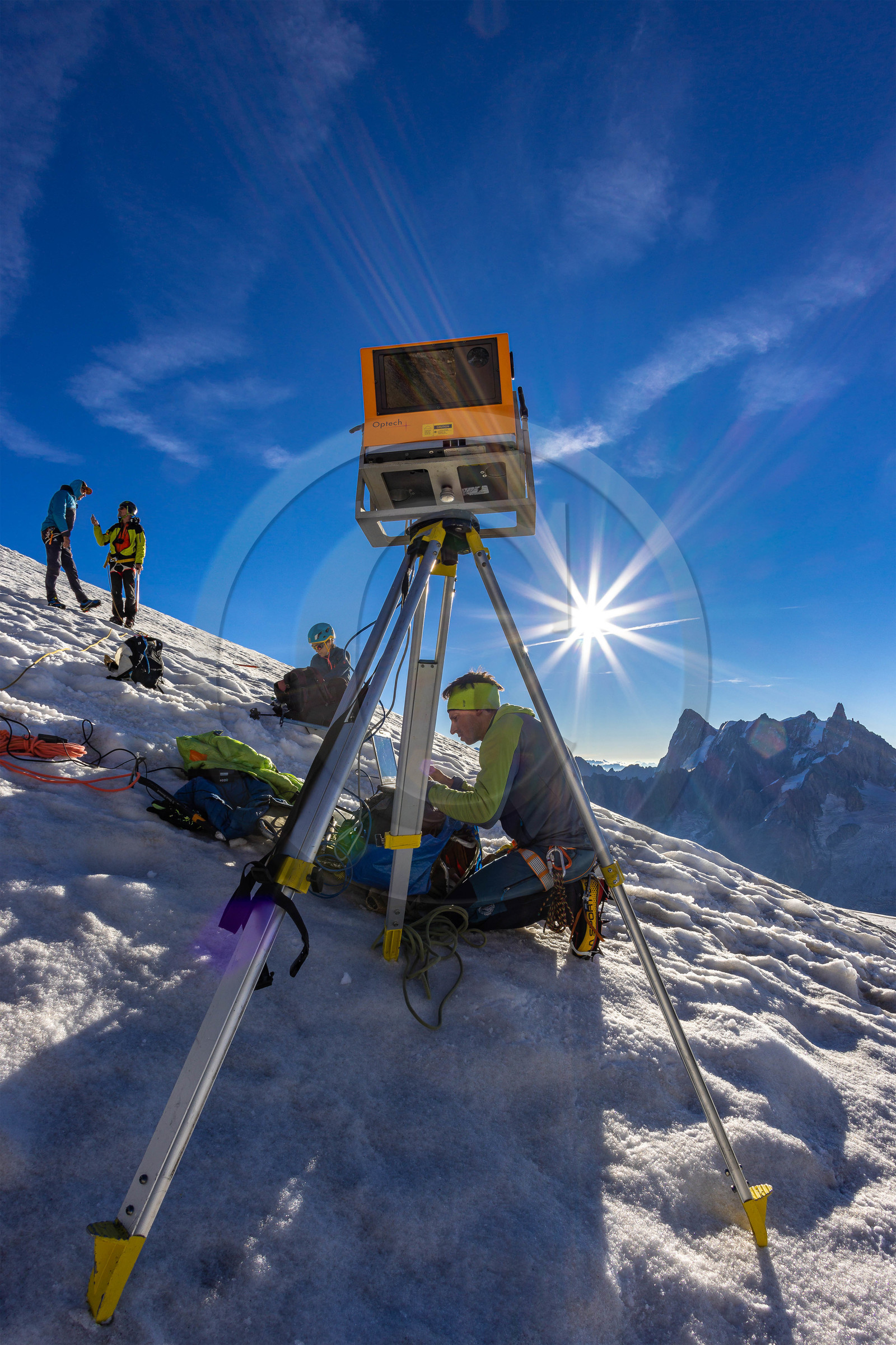 Géomorphologie à l'Aiguille du Midi