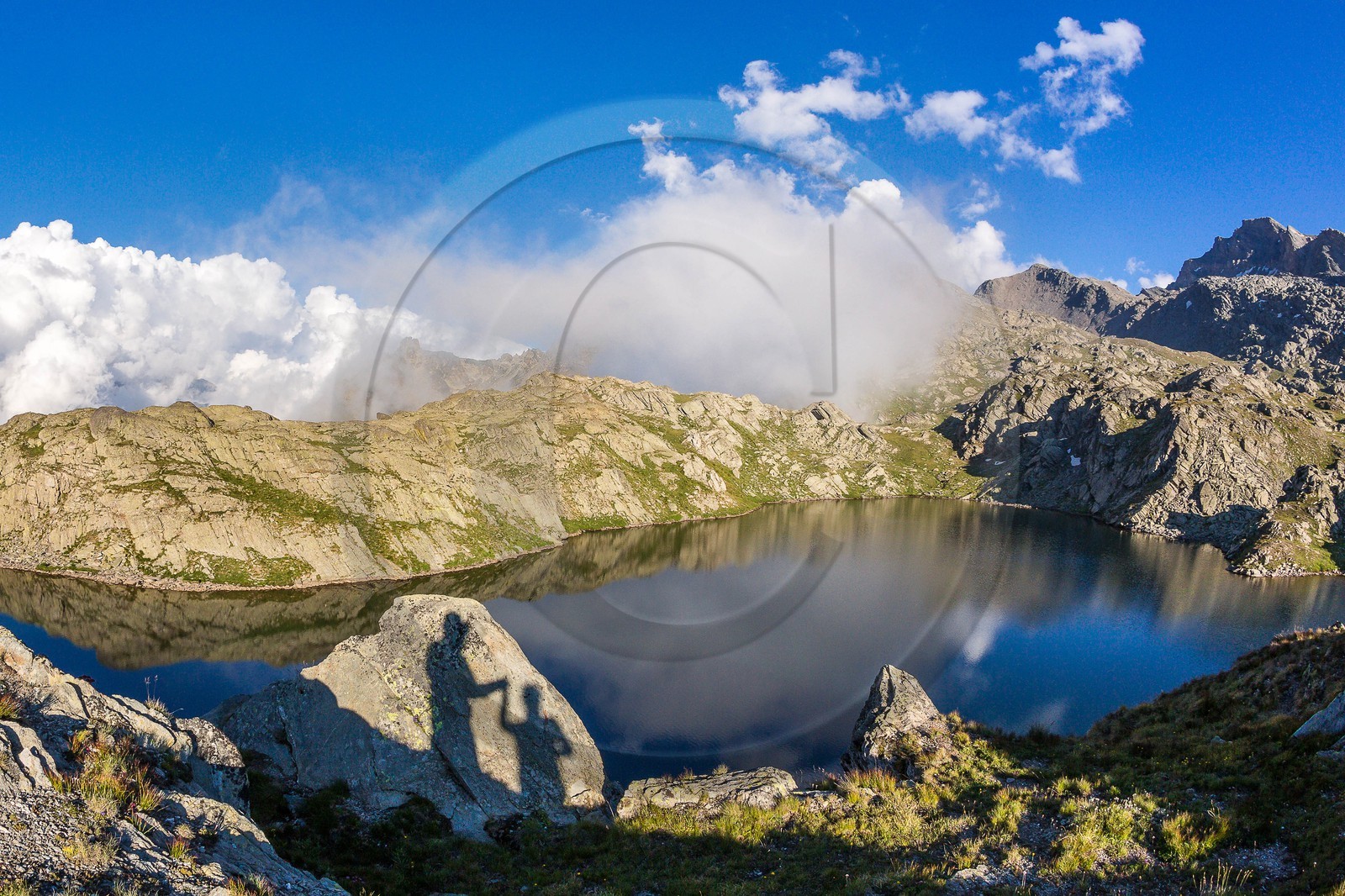col du Longet,  Lac Bes supérieurr et Tête des Toillies