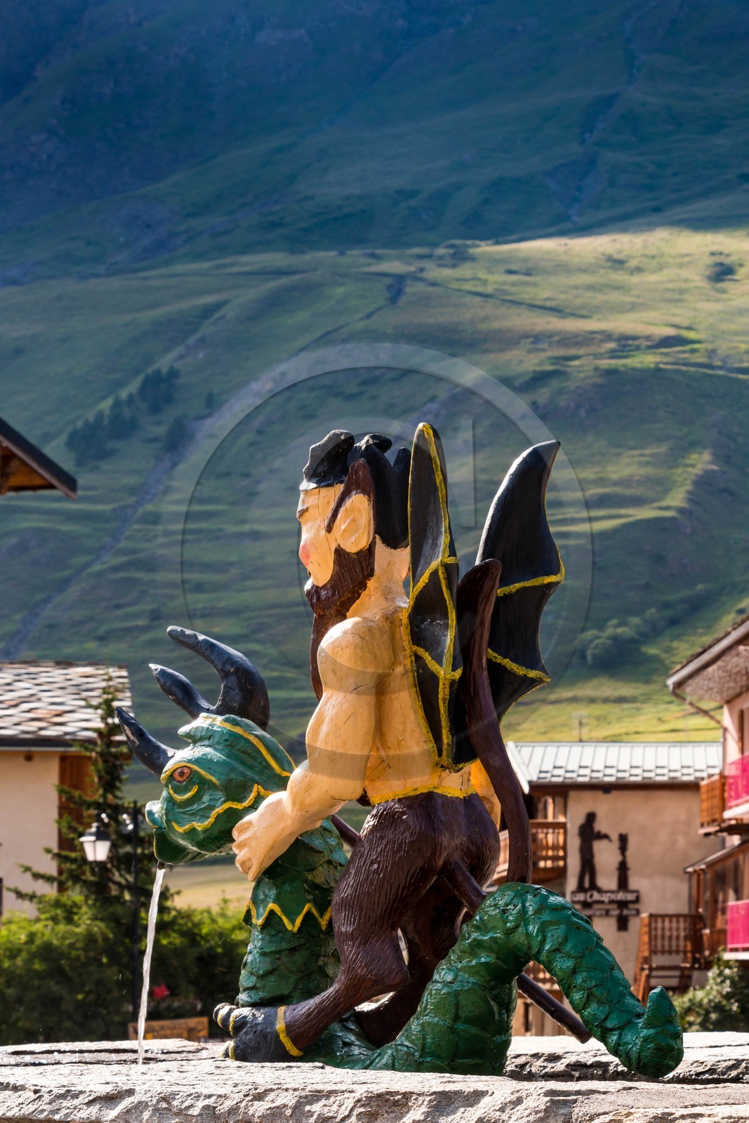 Bessans, fontaine Diable