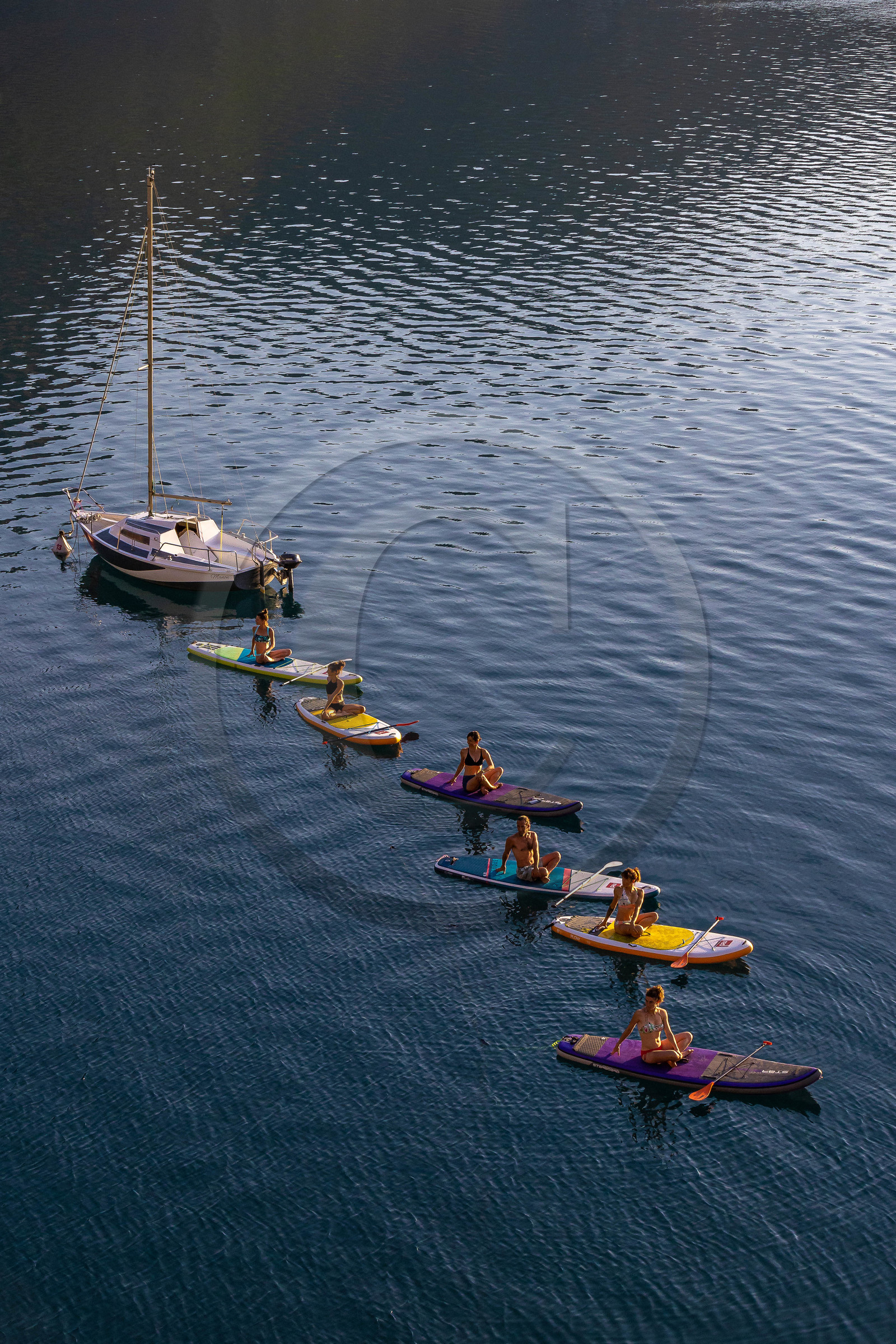Yoga sur paddle, Serre-Ponçon Aloha