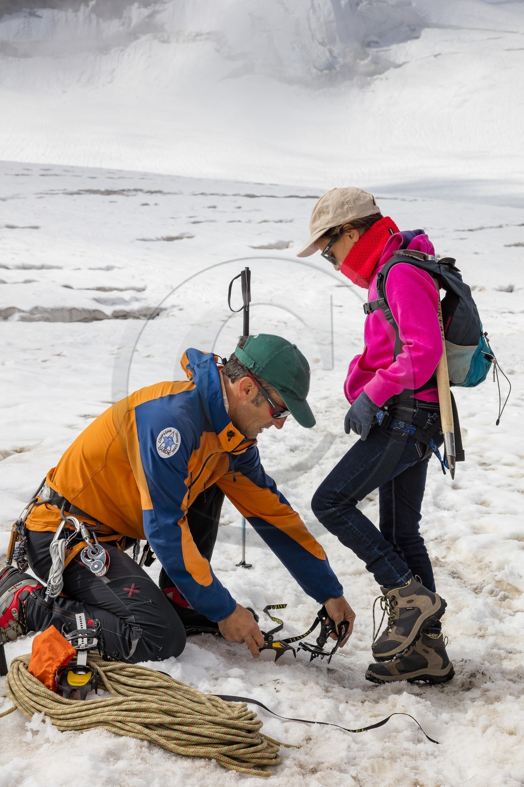 Découverte des glaciers avec Christophe Dureau, guide de haute montagne