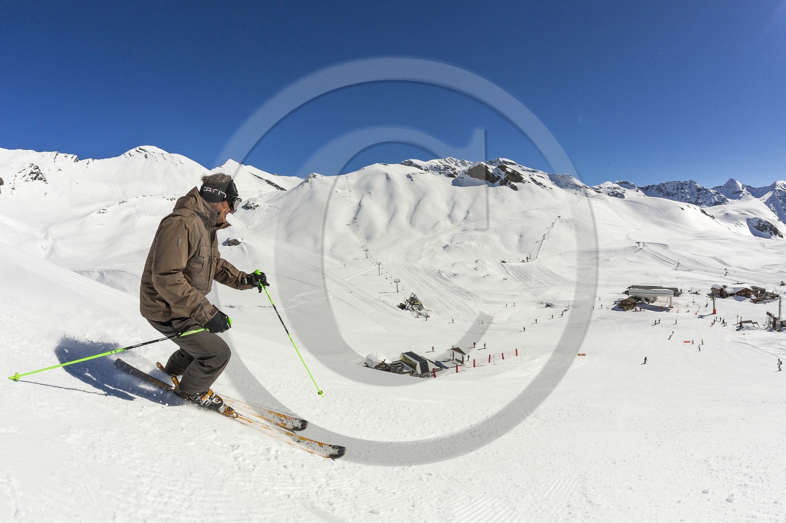 Station de ski d'Orcières 1850, ski  sur pistes
