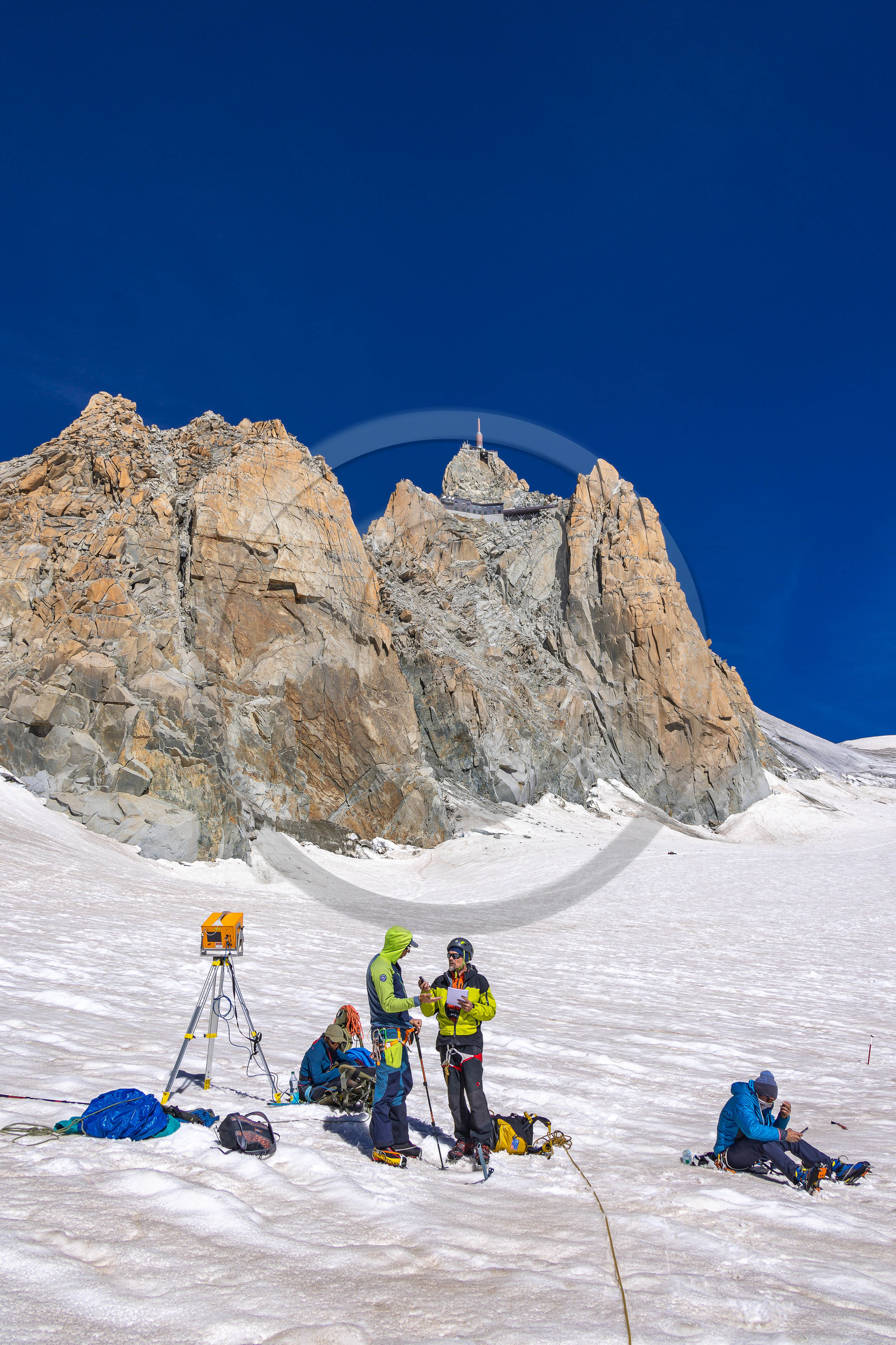 Géomorphologie à l'Aiguille du Midi