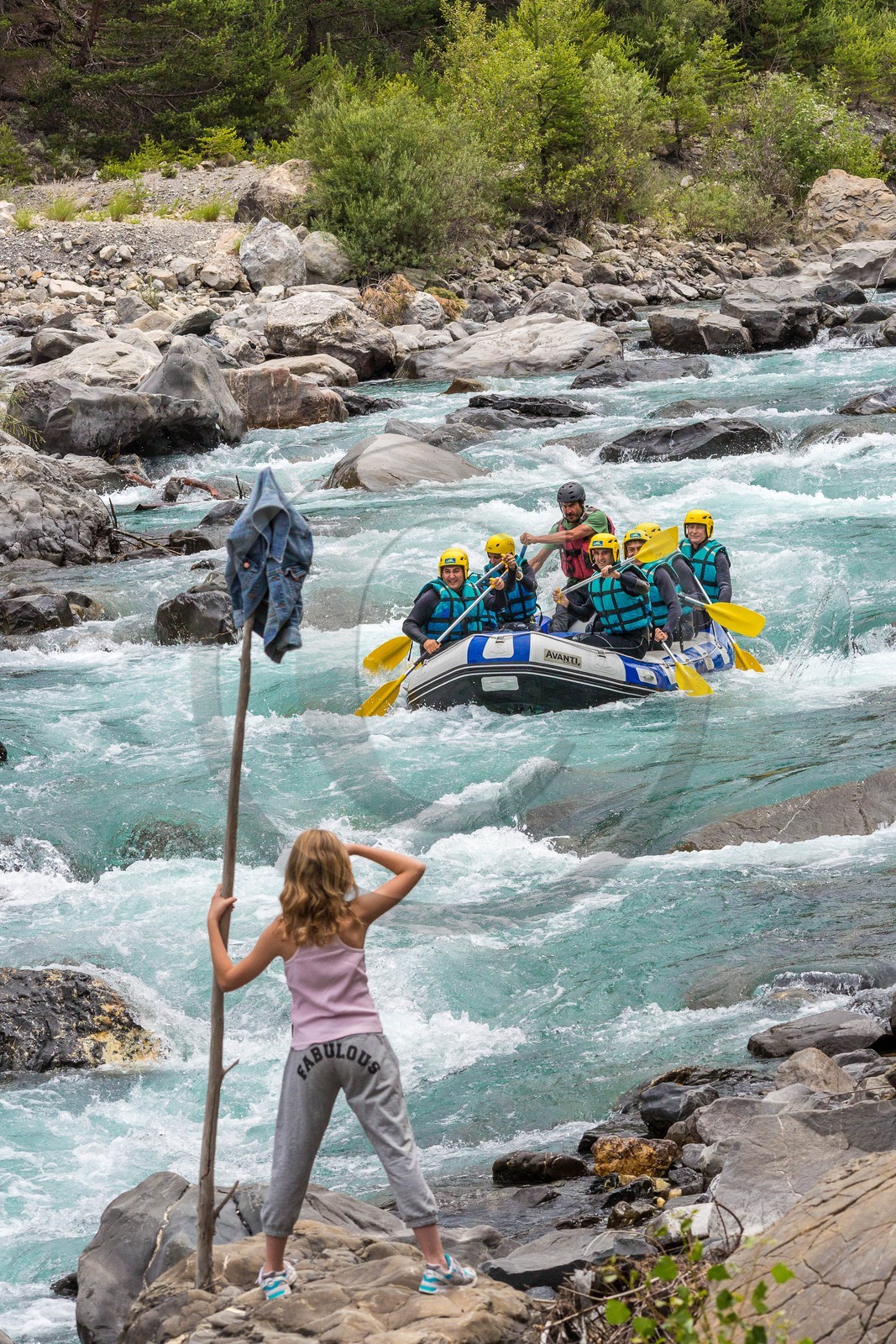 Rafting sur l'Ubaye