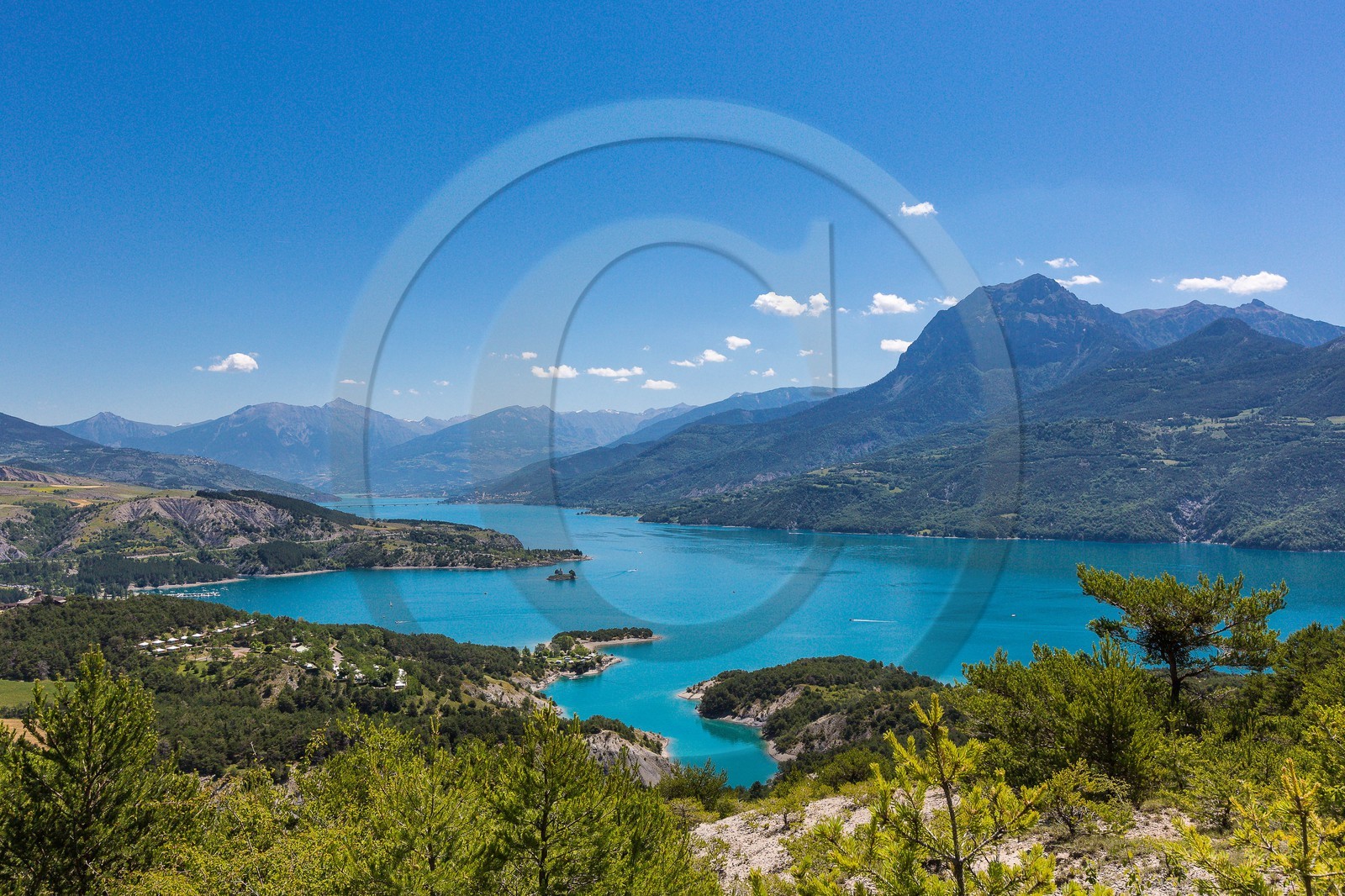 Pays de Serre-Ponçon, Chorges, belvédère des Curattes, vtt