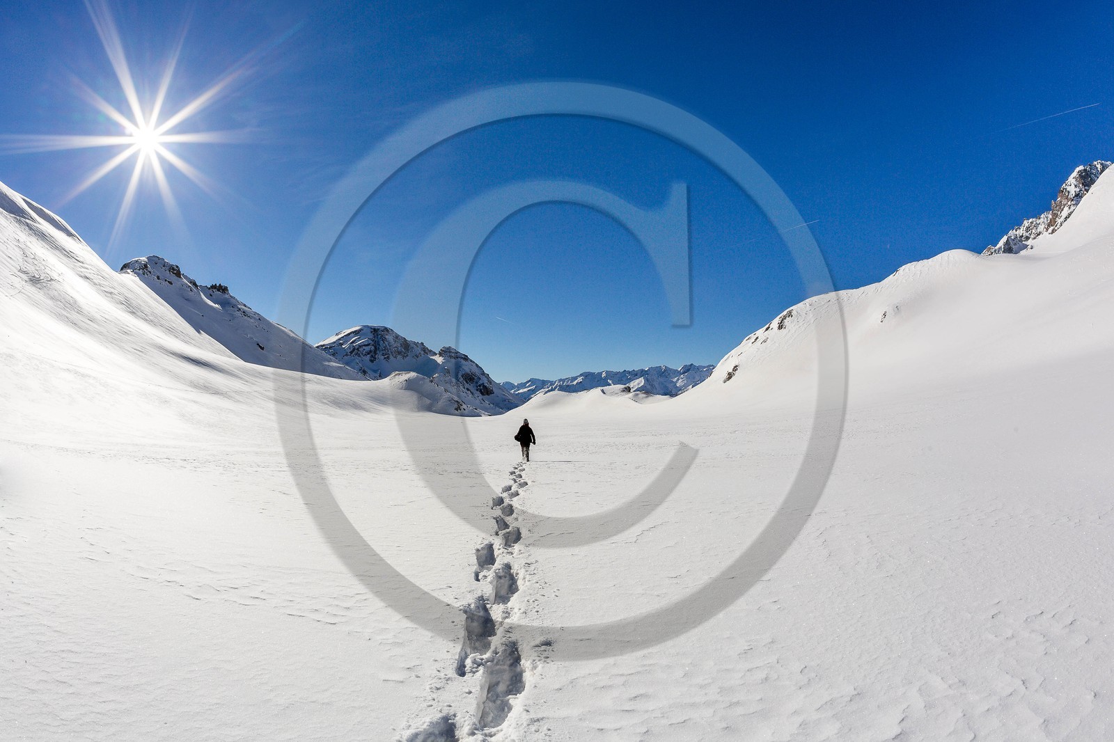 Serre-Chevalier, Snow drawings, une œuvre de l'artiste Sonja Hinrichsen